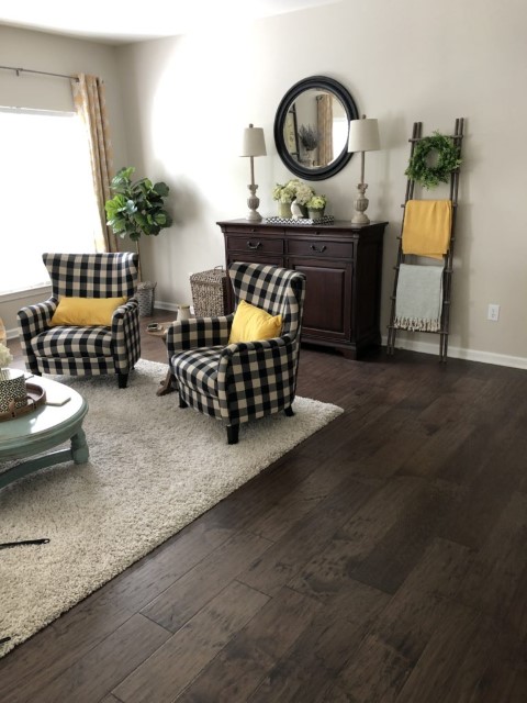 Living Room Hardwood Flooring Update